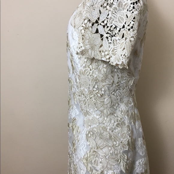 Elie Tahari Women’s Larsa Dress Sz 10 Cream NWT - Picture 2 of 8
